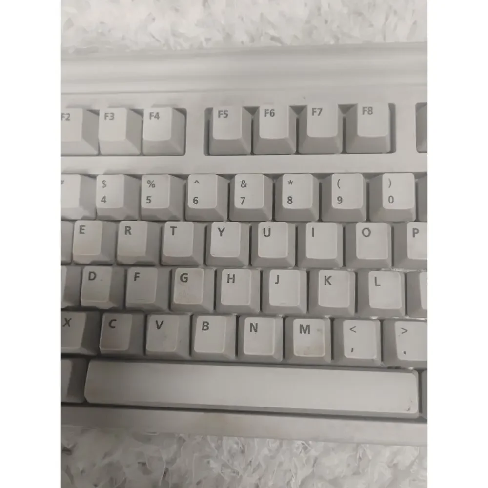 Vintage Packard Bell Model 5130 Mechanical Keyboard Clicky 90s PS/2 Wired White